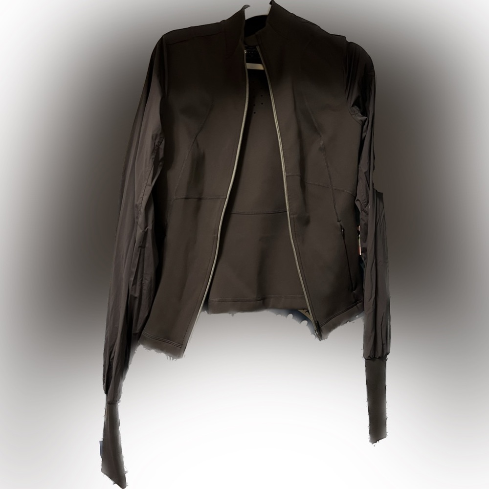 NWT sweaty Betty grey track jacket sample size s